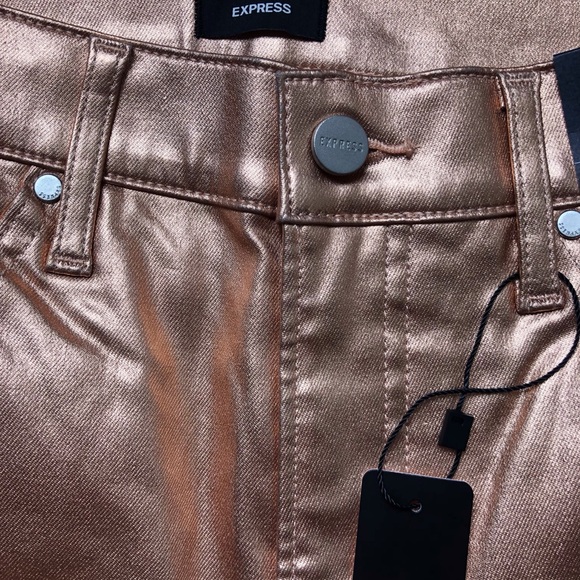 Express Womens High Waisted Modern Straight Jeans. Size 6R. New. - Picture 11 of 12